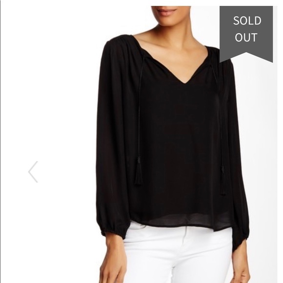 joie black blouse